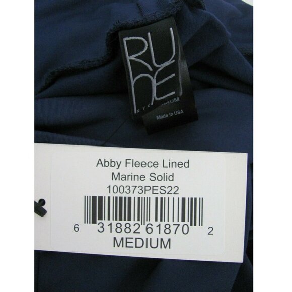 Rune NYC Women's Abby Capri Leggings Dark Blue Size M Yoga Athletic Workout NWT - Picture 5 of 5